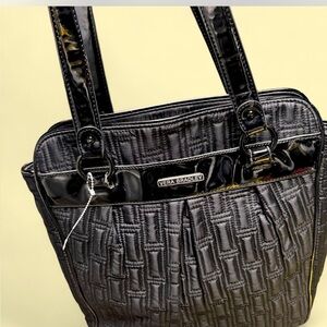 Vera Bradley Black Quilted Tote
